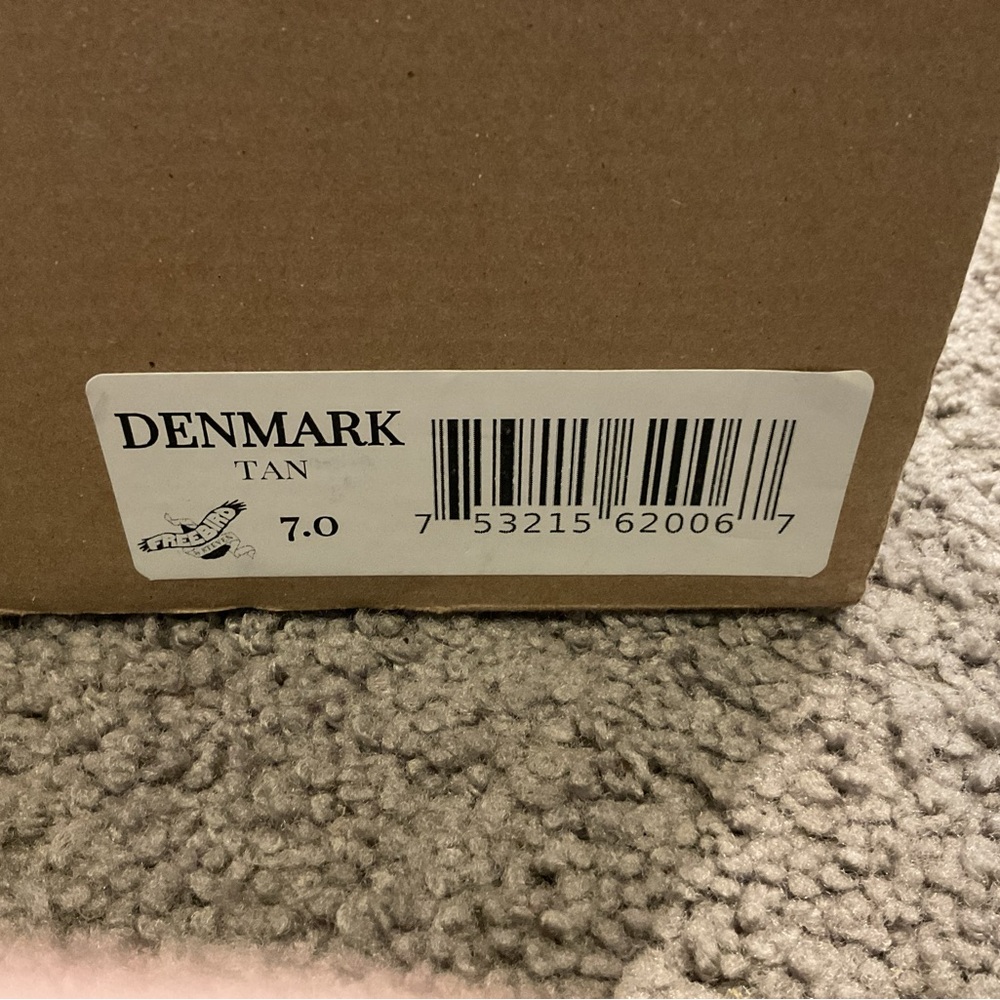 Freebird by Steven Denmark Tan Leather OTK Over The Knee Riding Boots Shoes NEW - Picture 2 of 6